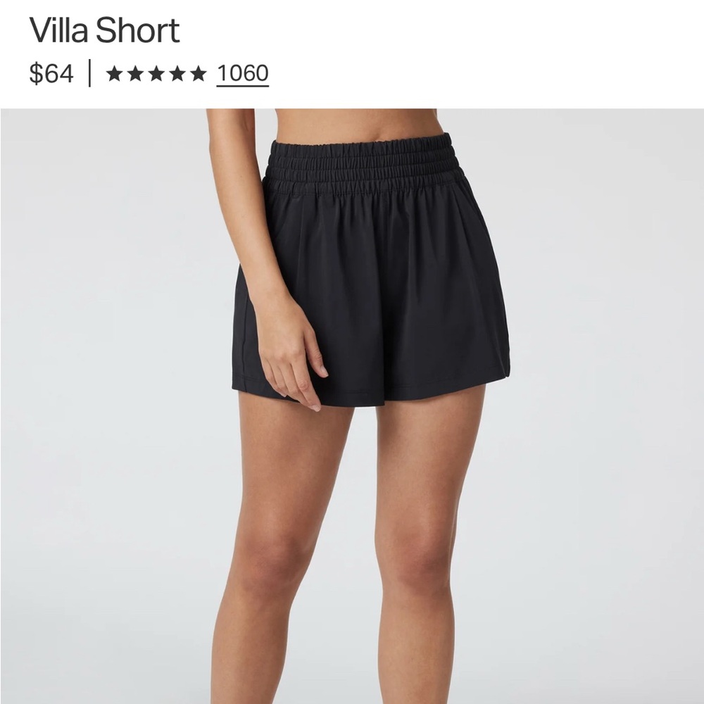 Vuori Villa Shorts Black L